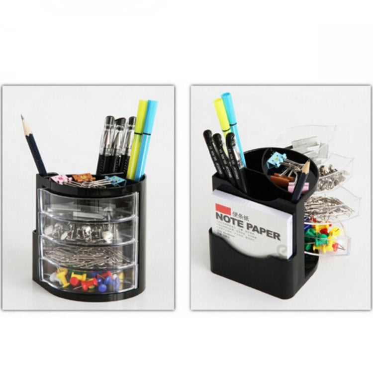 Pen Holder Pen Pencil Holder Desktop Drawer Organizer Makeup Storage Box with Notes My Store