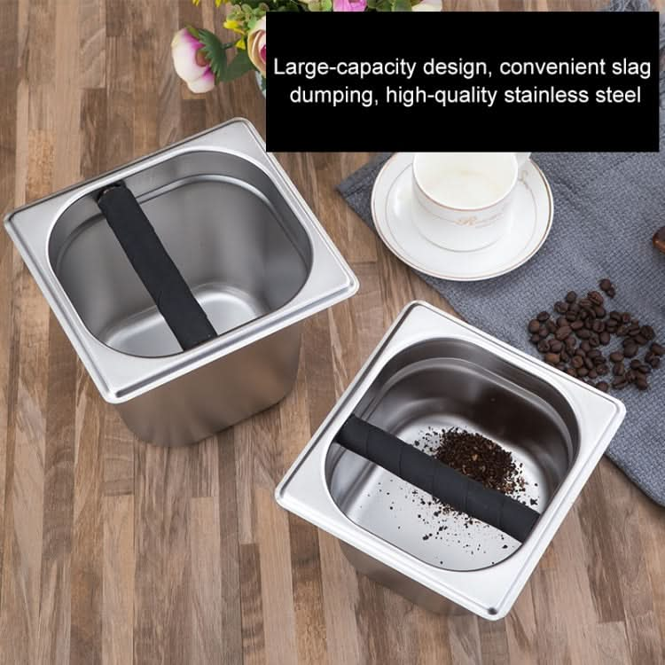 Stainless Steel Coffee Grounds Bucket Coffee Box - Reluova