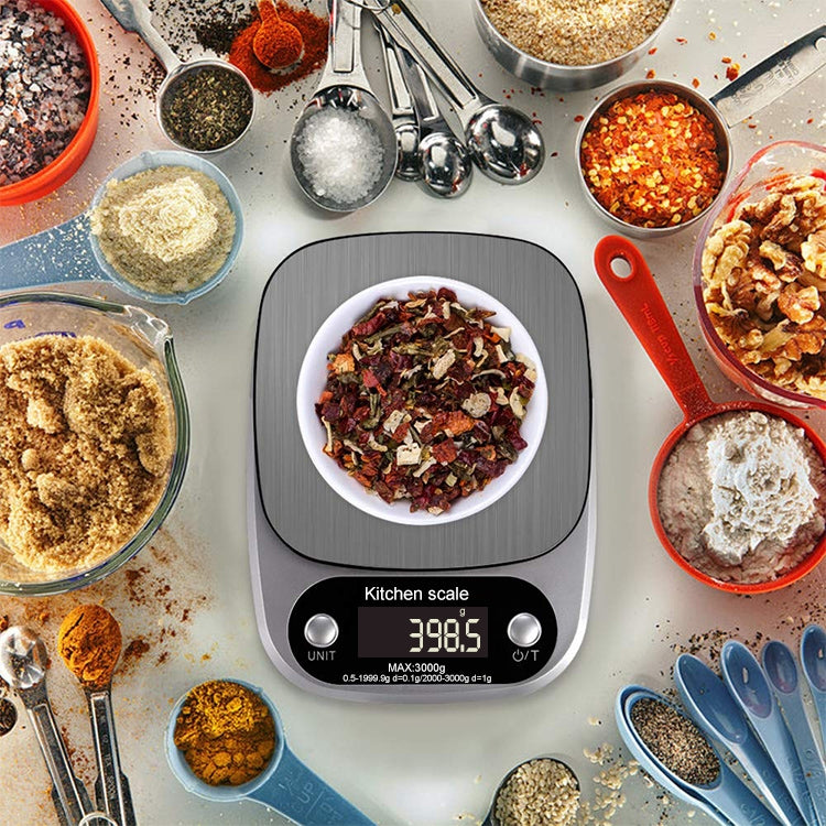 Kitchen Stainless Steel LCD  Electronic Scale