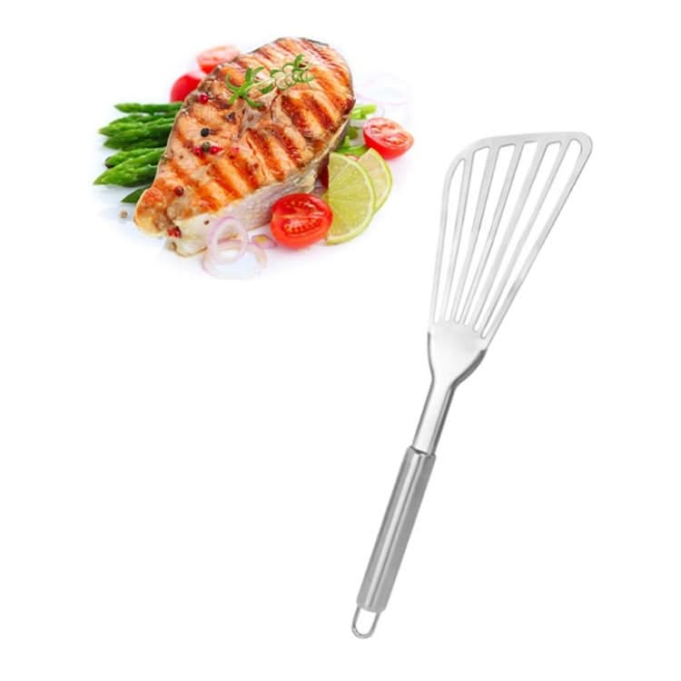 430 Stainless Steel Thickened Cooking Shovel Fried Fish Shoves Oblique Kitchen Tool Cookware-Reluova