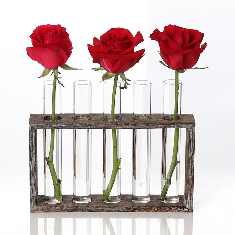 Creative Simple Coffee Shop Interior Desktop Decoration Decoration Transparent Hydroponic Glass Test Tube Vase My Store