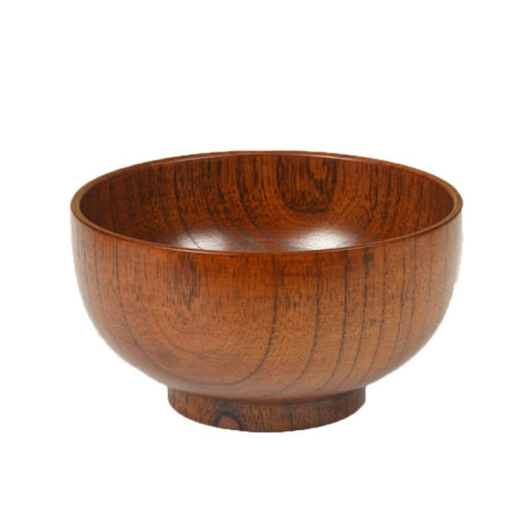 Adult Children Jujube Solid Wood Bowl Soup Noodle Bowl Household Tableware - Reluova