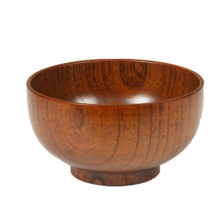 Adult Children Jujube Solid Wood Bowl Soup Noodle Bowl Household Tableware - Reluova