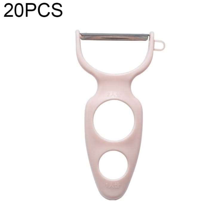 20 PCS Creative Stainless Steel Scraping Peeling Multi-function Vegetable and Fruit Peeler - Reluova