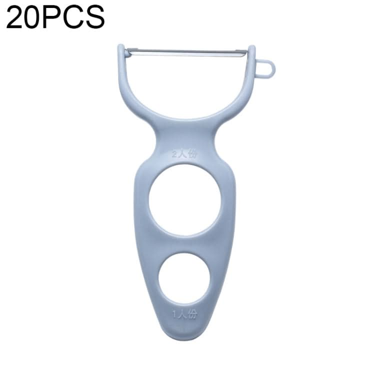 20 PCS Creative Stainless Steel Scraping Peeling Multi-function Vegetable and Fruit Peeler - Reluova