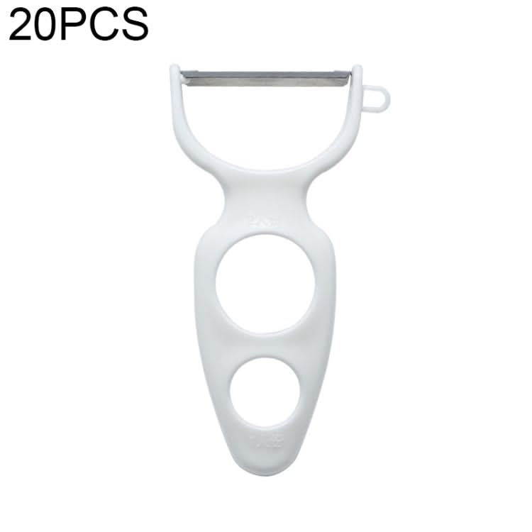 20 PCS Creative Stainless Steel Scraping Peeling Multi-function Vegetable and Fruit Peeler - Reluova