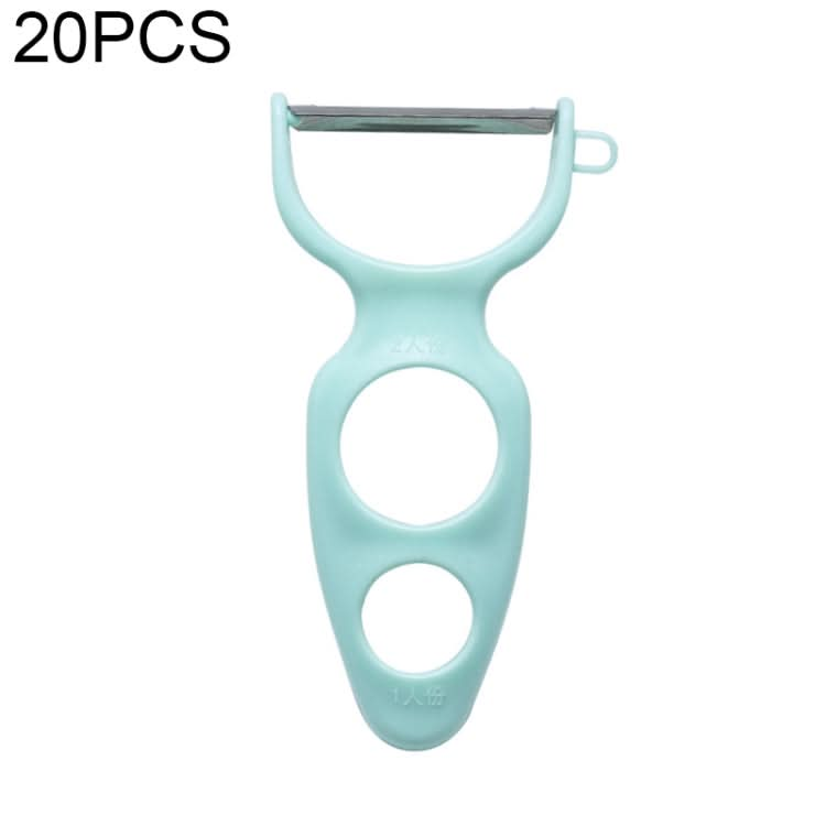 20 PCS Creative Stainless Steel Scraping Peeling Multi-function Vegetable and Fruit Peeler - Reluova