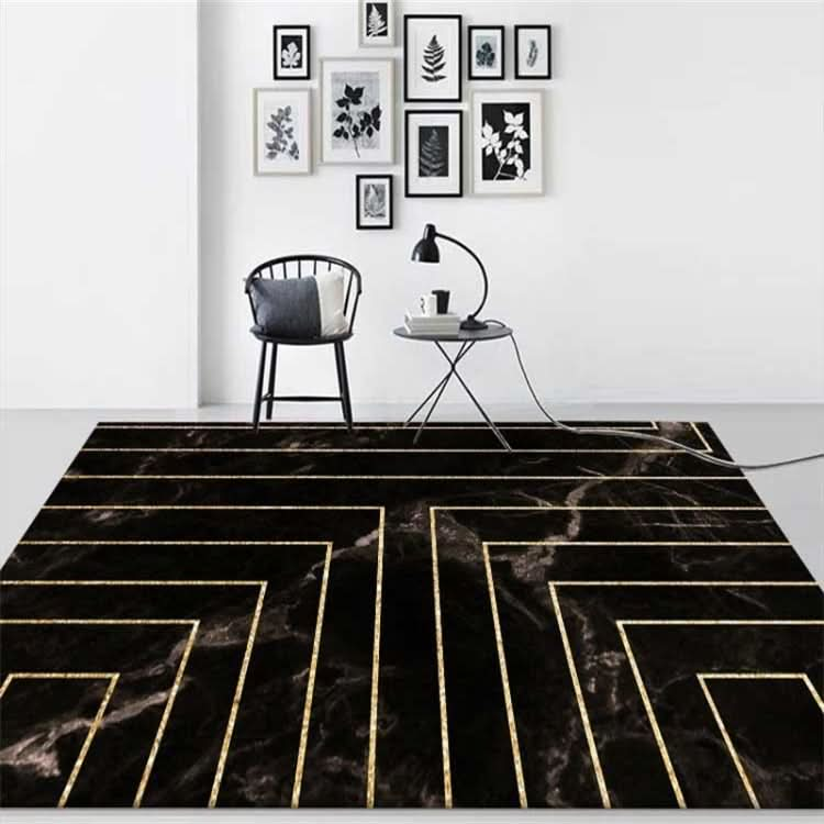 Marble Texture Square Lines Carpets Rugs For Home Living Room Reluova