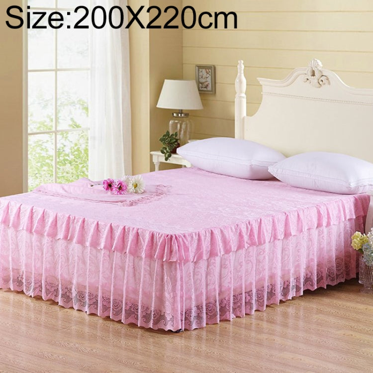 Lace Bed Skirt Sheet Princess Bedspread Mattress Cover My Store