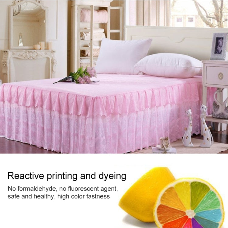 Lace Bed Skirt Sheet Princess Bedspread Mattress Cover My Store