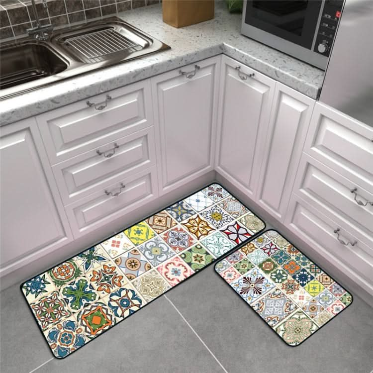 Modern Geometric Kitchen Anti-skid Mat Rugs Carpets