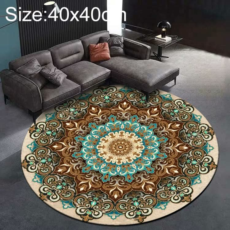 Ethnic Carpet Camel Mandala Flower Carpet Non-slip Floor Mat Reluova