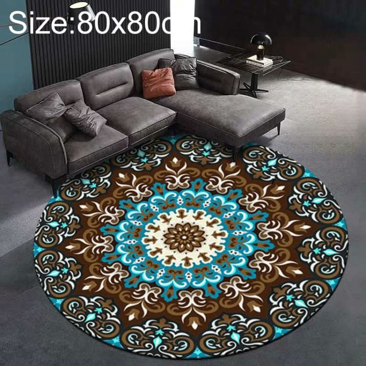 Ethnic Carpet Camel Mandala Flower Carpet Non-slip Floor Mat