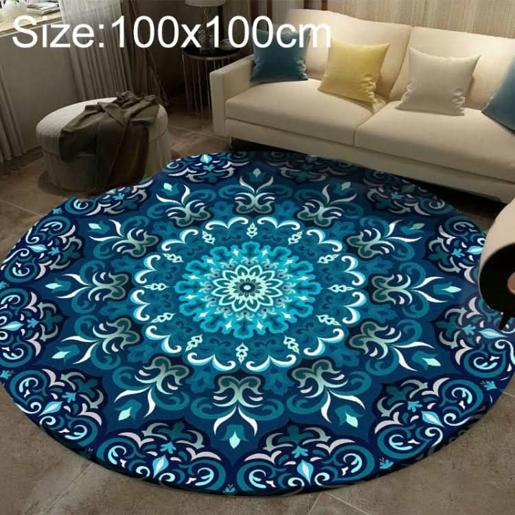 Ethnic Carpet Camel Mandala Flower Carpet Non-slip Floor Mat Reluova