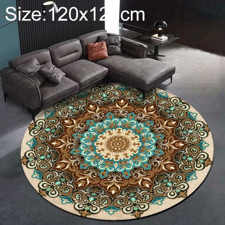 Ethnic Carpet Camel Mandala Flower Carpet Non-slip Floor Mat