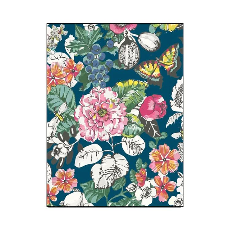 Country Flower Butterfly Door Mat Non-slip Floor Carpet Reluova