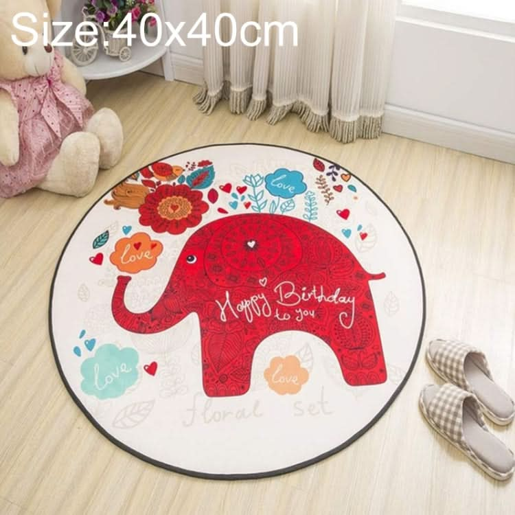 Circular Water Uptake Carpet  Floot Mat Cartoon Door Mat,, Series 2 Reluova