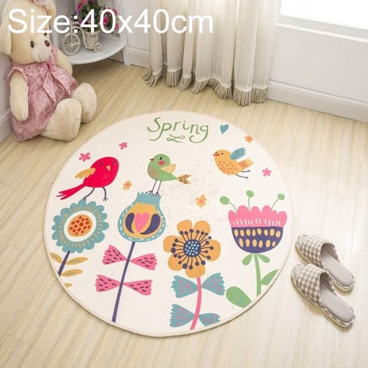 Circular Water Uptake Carpet  Floot Mat Cartoon Door Mat,, Series 2