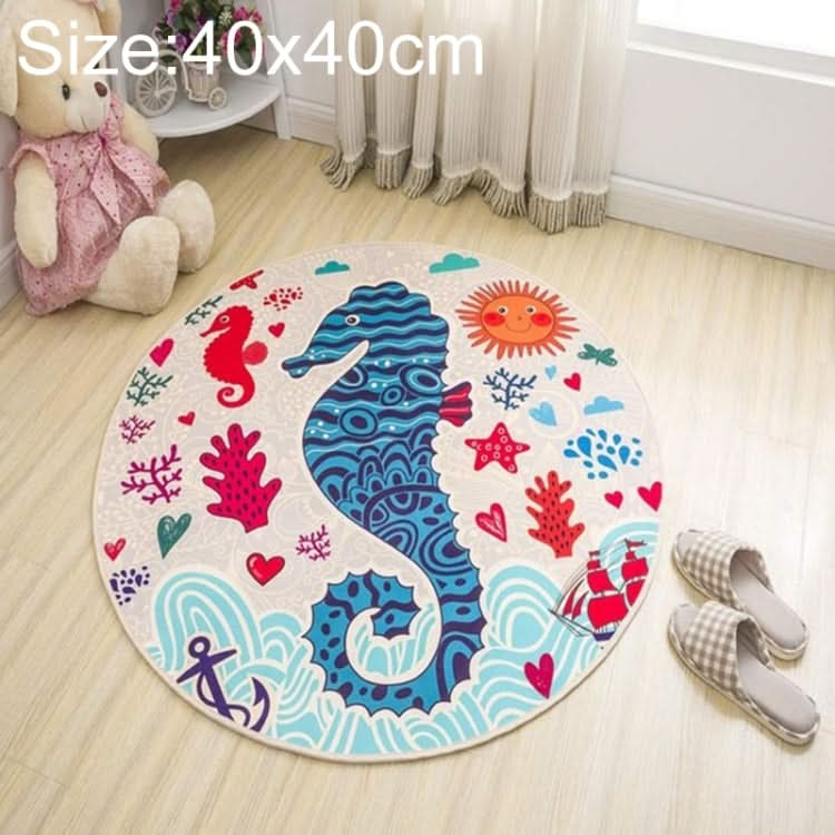 Circular Water Uptake Carpet  Floot Mat Cartoon Door Mat,, Series 2 Reluova