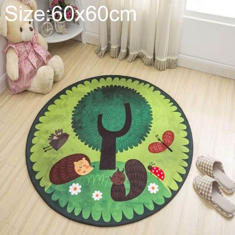 Circular Water Uptake Carpet  Floot Mat Cartoon Door Mat,, Series 2