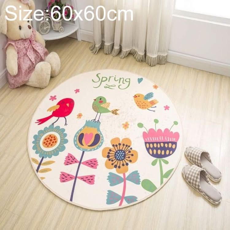 Circular Water Uptake Carpet  Floot Mat Cartoon Door Mat,, Series 2