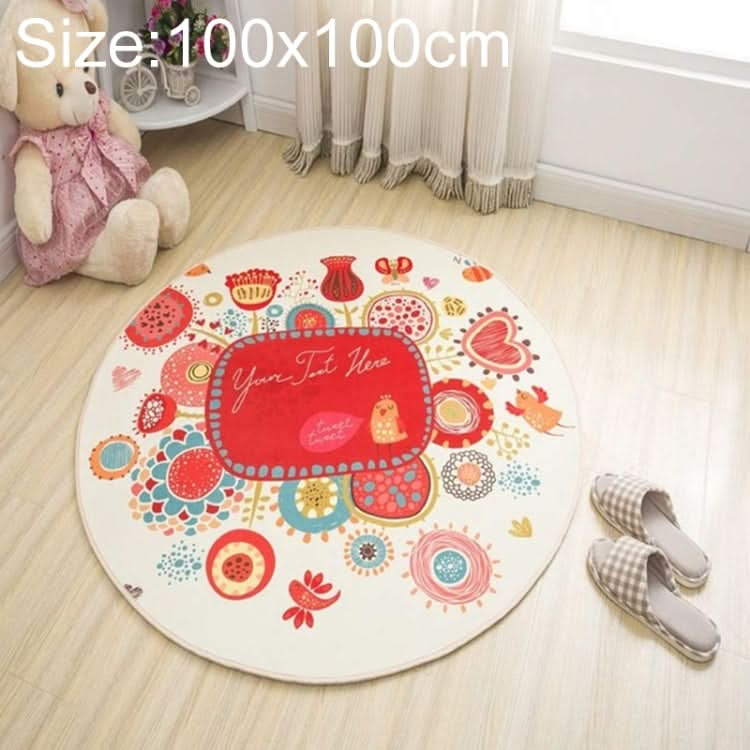 Circular Water Uptake Carpet  Floot Mat Cartoon Door Mat,, Series 1 Reluova