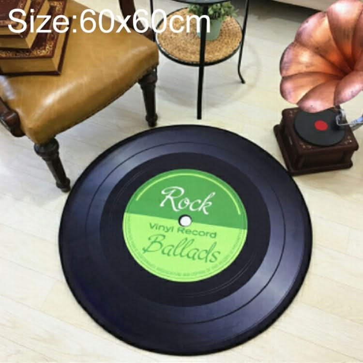 Creative Retro 3D DVR Record Carpet Round CD Floor Mat Home Decor Living Room Kid Bedroom Decoration  Rug,