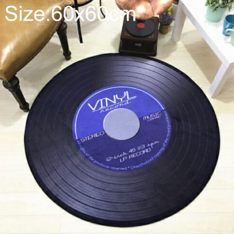 Creative Retro 3D DVR Record Carpet Round CD Floor Mat Home Decor Living Room Kid Bedroom Decoration  Rug,