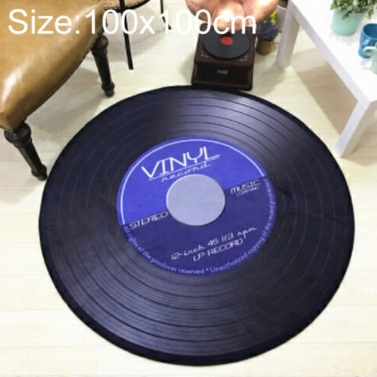 Creative Retro 3D DVR Record Carpet Round CD Floor Mat Home Decor Living Room Kid Bedroom Decoration  Rug,