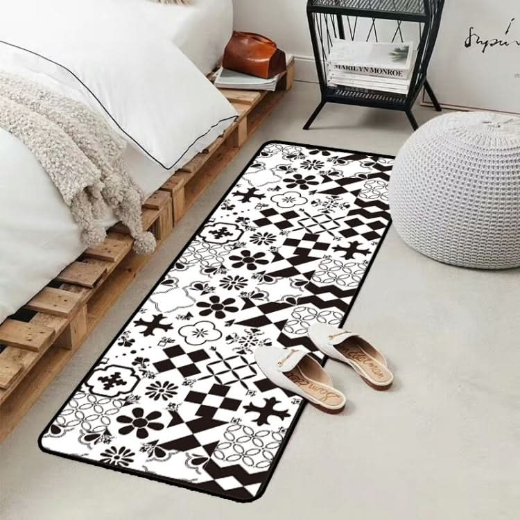 Geometric Lattice Carpet Kitchen Bath Antiskid Mat