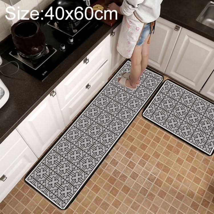 Geometric Lattice Carpet Kitchen Bath Antiskid Mat Reluova