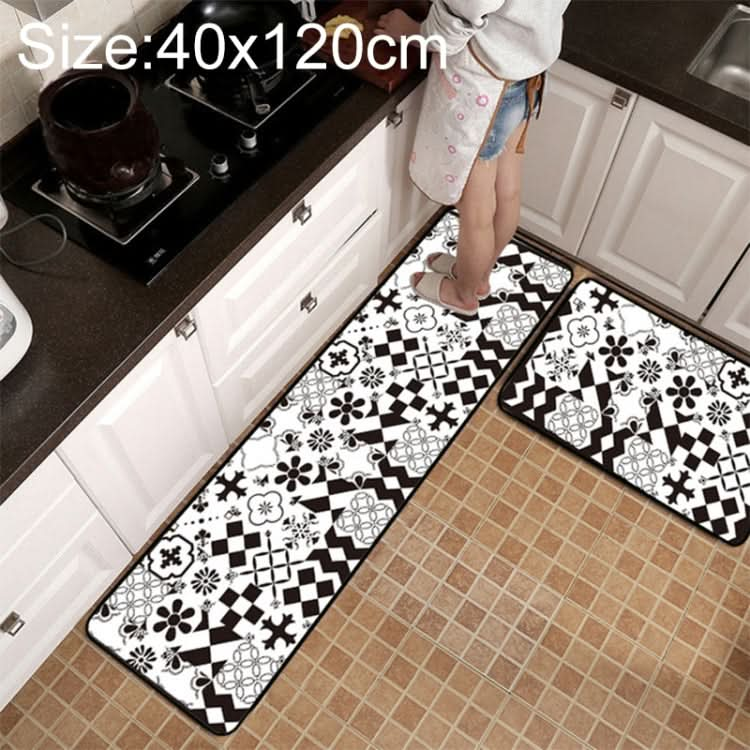 Geometric Lattice Carpet Kitchen Bath Antiskid Mat Reluova