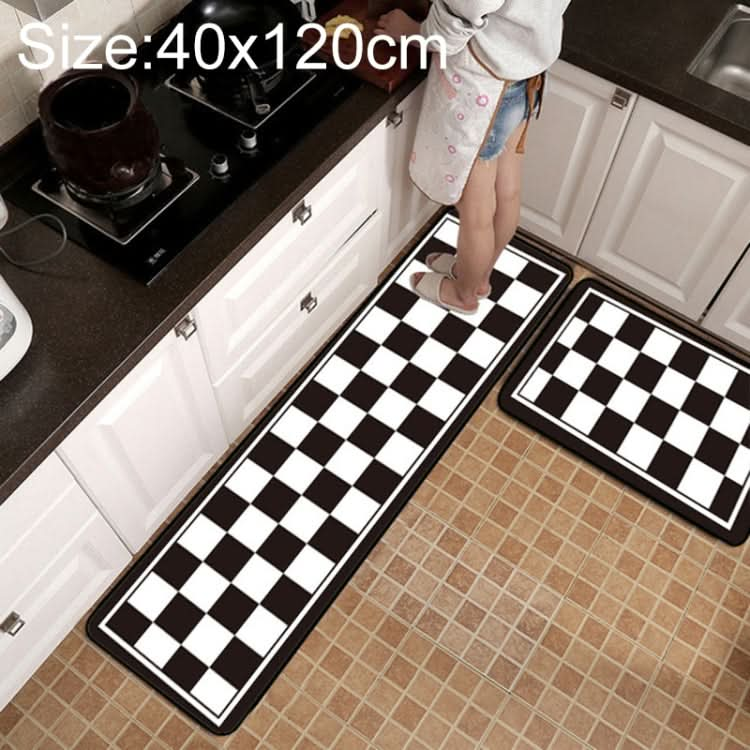 Geometric Lattice Carpet Kitchen Bath Antiskid Mat Reluova