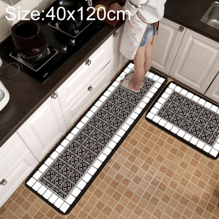 Geometric Lattice Carpet Kitchen Bath Antiskid Mat Reluova