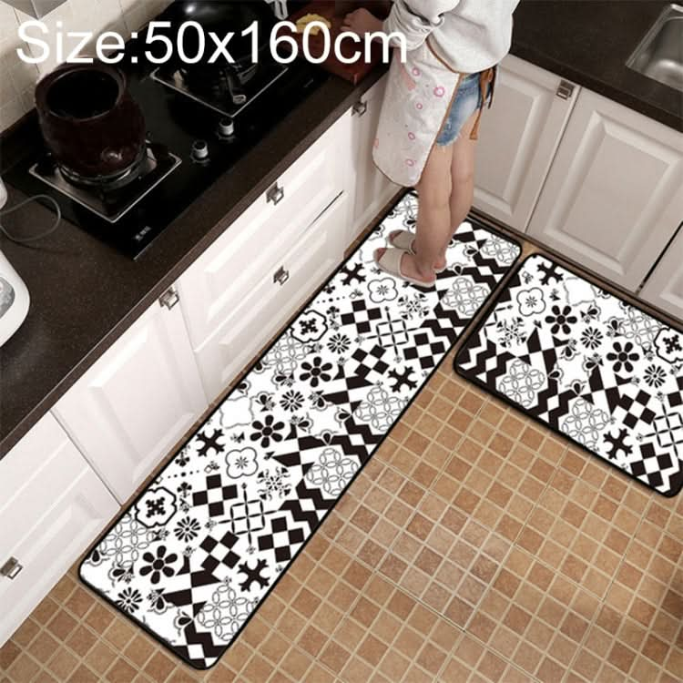 Geometric Lattice Carpet Kitchen Bath Antiskid Mat Reluova