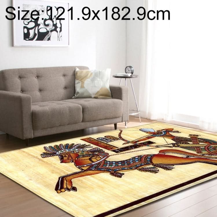 Retro Mat Flannel Velvet Carpet Play Basketball Game Mats Baby Crawling Bed Rugs, Series 2