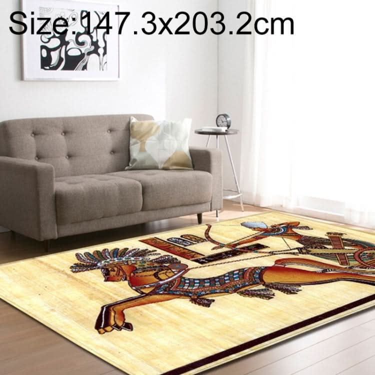 Retro Mat Flannel Velvet Carpet Play Basketball Game Mats Baby Crawling Bed Rugs, Series 1