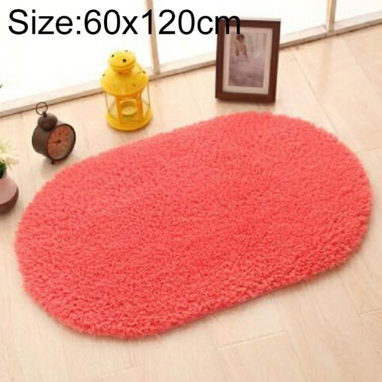 Faux Fur Rug Anti-slip Solid Bath Carpet Kids Room Door Mats Oval  Bedroom Living Room Rugs, Series 2 Reluova