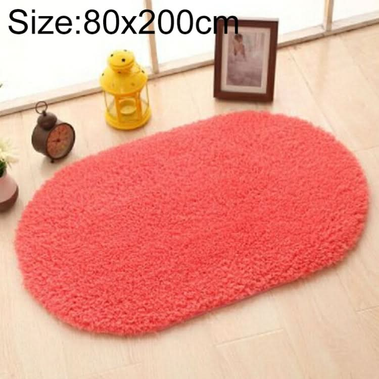 Faux Fur Rug Anti-slip Solid Bath Carpet Kids Room Door Mats Oval  Bedroom Living Room Rugs, Series 3 Reluova