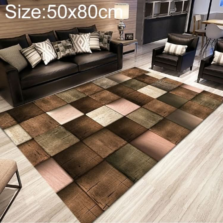 Simple Modern Abstract Lattice Carpets Living Room Bedroom Floor Mat Reluova