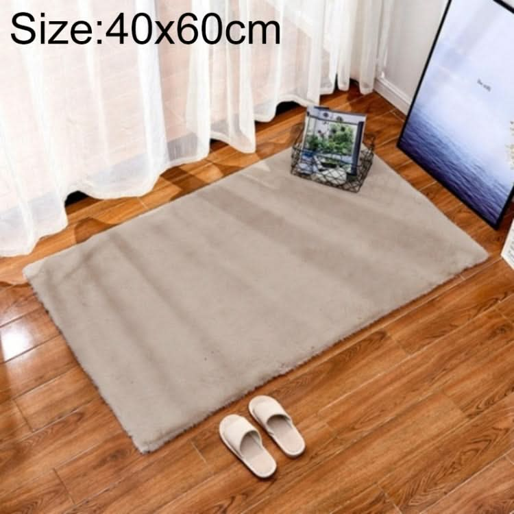 Rug Artificial Rabbit Hair Carpet Non-slip Floor Mats for Living Room Bedroom Balcony Home Decoration