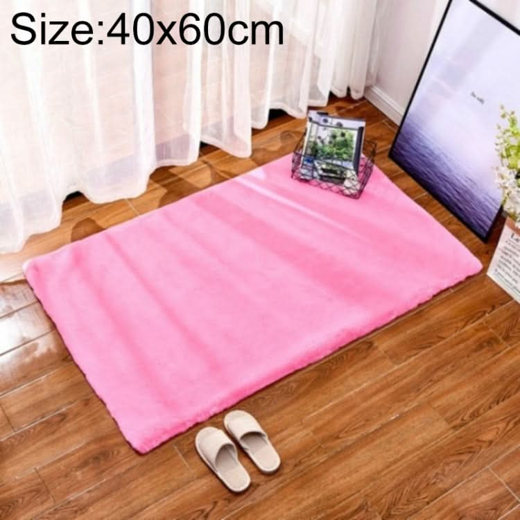 Rug Artificial Rabbit Hair Carpet Non-slip Floor Mats for Living Room Bedroom Balcony Home Decoration