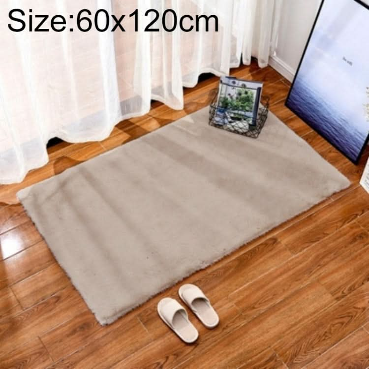 Rug Artificial Rabbit Hair Carpet Non-slip Floor Mats for Living Room Bedroom Balcony Home Decoration