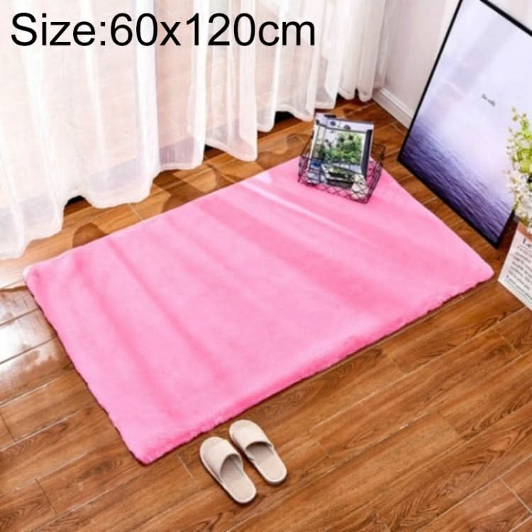 Rug Artificial Rabbit Hair Carpet Non-slip Floor Mats for Living Room Bedroom Balcony Home Decoration