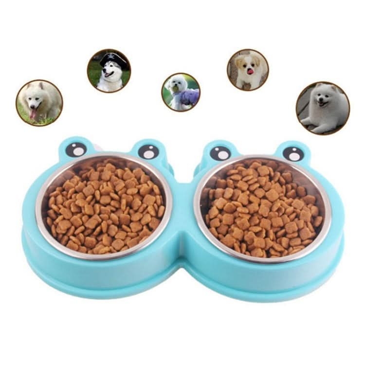 Stainless Steel Dog and Cat Double Bowl Pet Supplies - Reluova