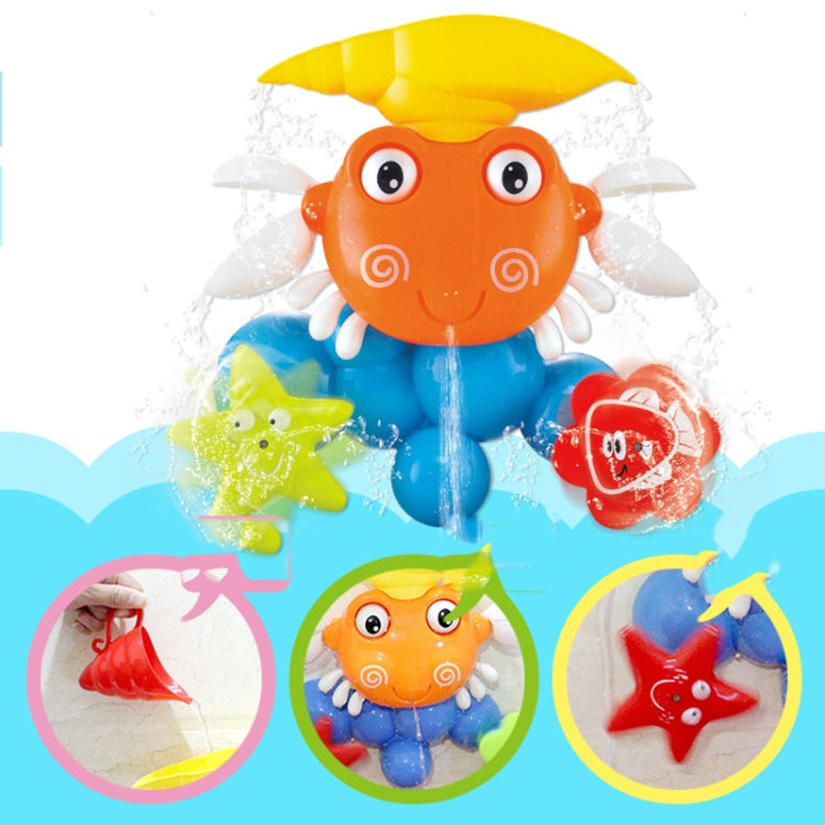 Children Bath Toys Crab Sunflower Shower Water Spray Bathroom Toys Reluova