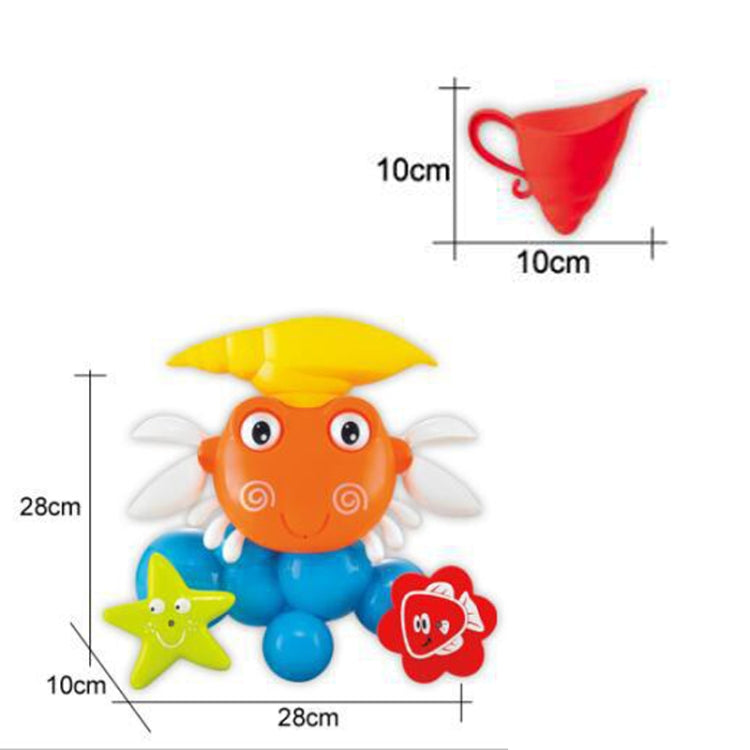 Children Bath Toys Crab Sunflower Shower Water Spray Bathroom Toys Reluova