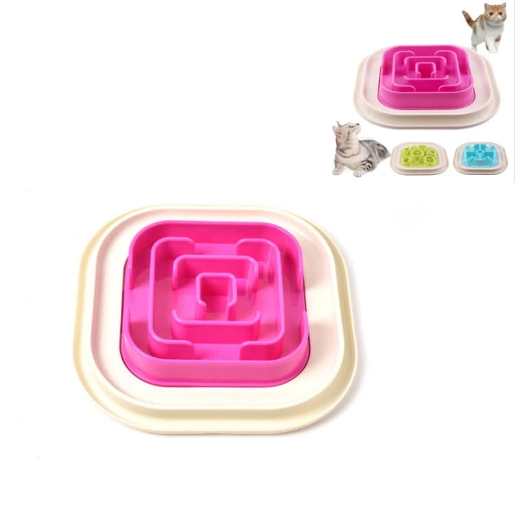 Pet Supplies Cats and Dogs Anti-skid Anti-choking Slow Food Pet Bowl - Reluova