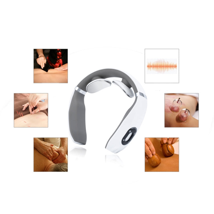 Cervical Vertebra Massager Charging Intelligent Pulse Physiotherapy Instrument Electromagnetic Vibration Neck Protector