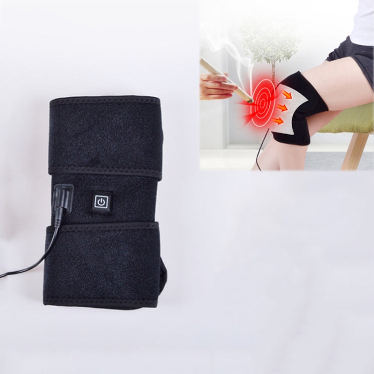 WT-R25 Electric Heating Knee Pads Hot Compress Leg Warmer Winter Knee Keep Warm Protective Gear with USB Data Cable